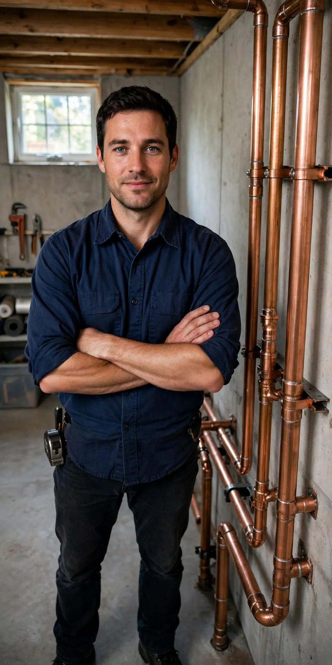Why Homeowners Call Burst Pipe Repair Pros — A Repaired Copper Pipe Run, Pressure Tested