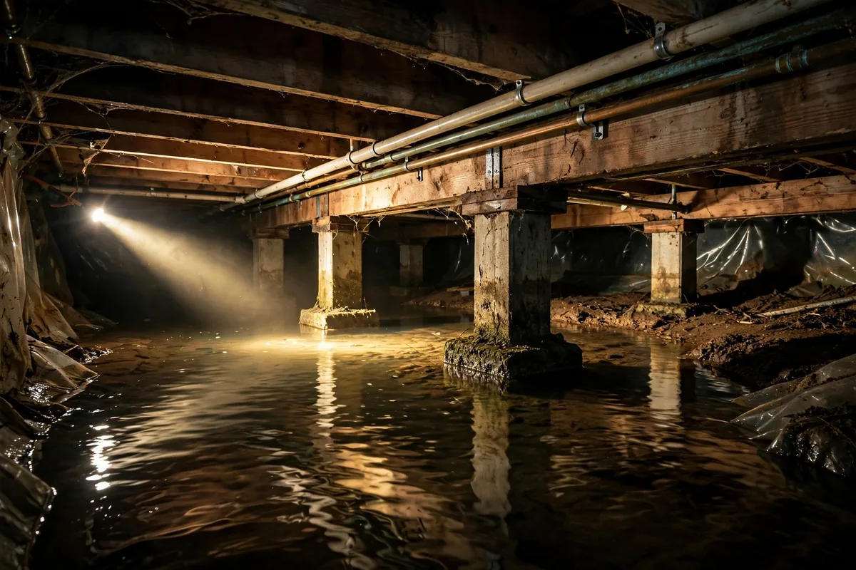 Burst Pipe In The Crawl Space: Hidden Floods Under The Floor