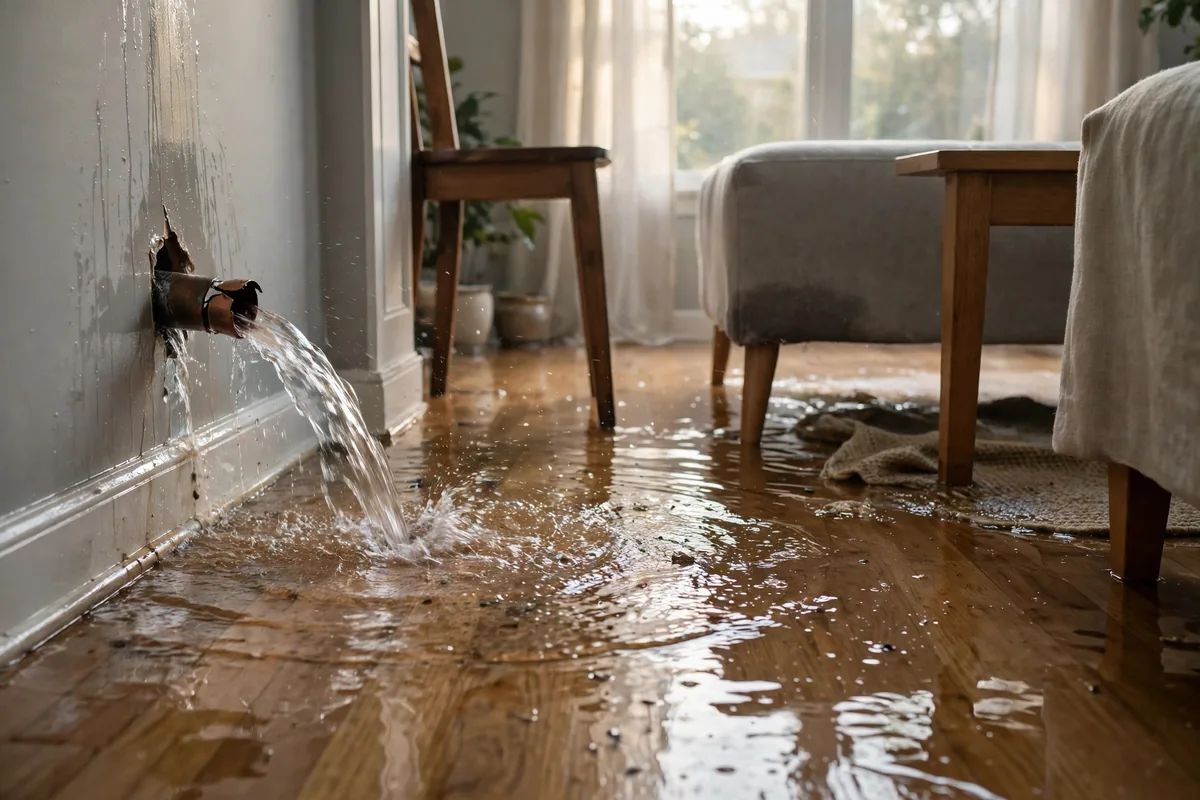 What Happens If Your Pipes Burst? An Hour-By-Hour Damage Timeline